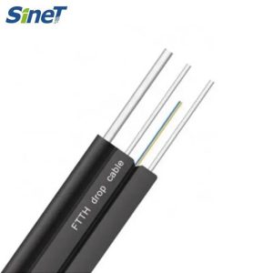 FTTH Drop Cable with Steel Messenger