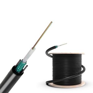 Multi-Core Armored Fiber Optic Cable on Drum