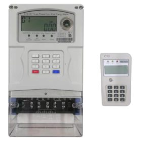 Three-Phase Prepaid Energy Meter with Customer Interface Unit
